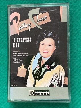 Patsy Cline - Cassette Tape - 12 Greatest Hits